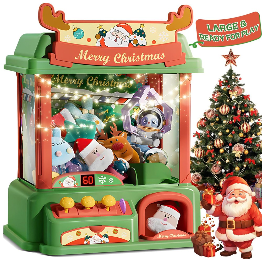 آلة مخلب عيد الميلاد للأطفال ، - مراجعة Candy Vending Machine وسعره