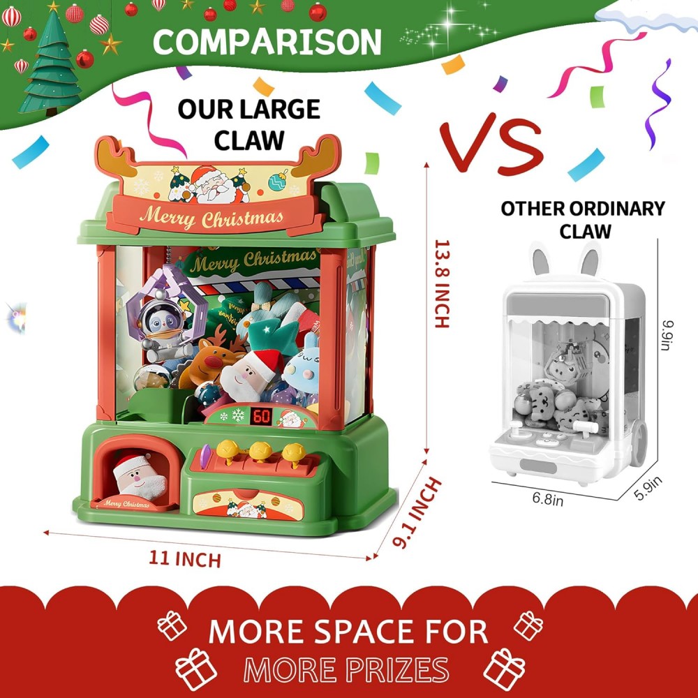 آلة مخلب عيد الميلاد للأطفال ، - مراجعة Candy Vending Machine وسعره