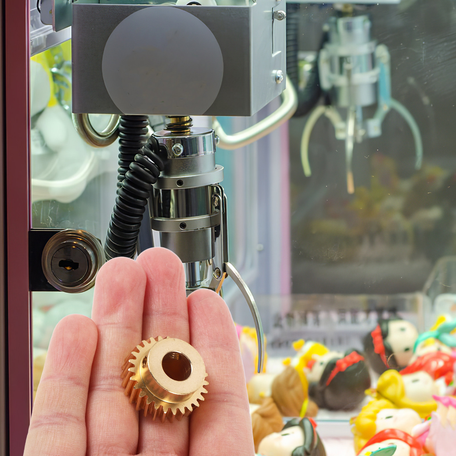 ترس معدني لآلة الإمساك بتصميم  - مراجعة Arcade Vending Machine Repair وسعره