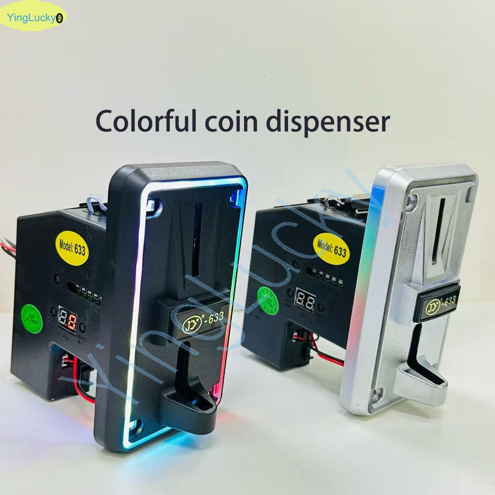 الملونة LED متعددة عملة متقبل  - مراجعة Arcade Ticket Machine وسعره