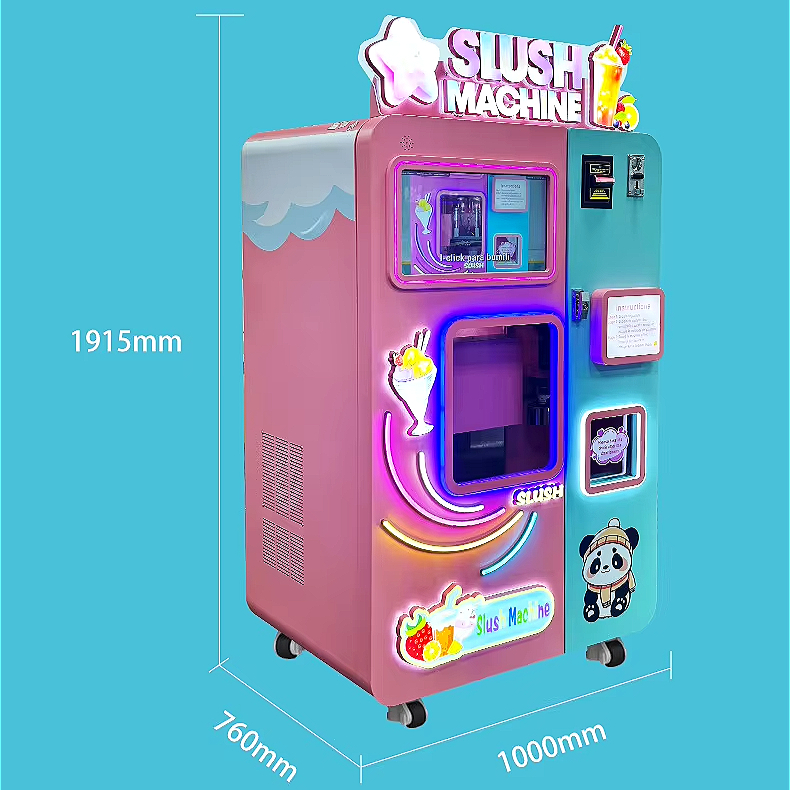 آلة بيع المشروبات المجمدة، صان - مراجعة Slushie Machine Vending وسعره