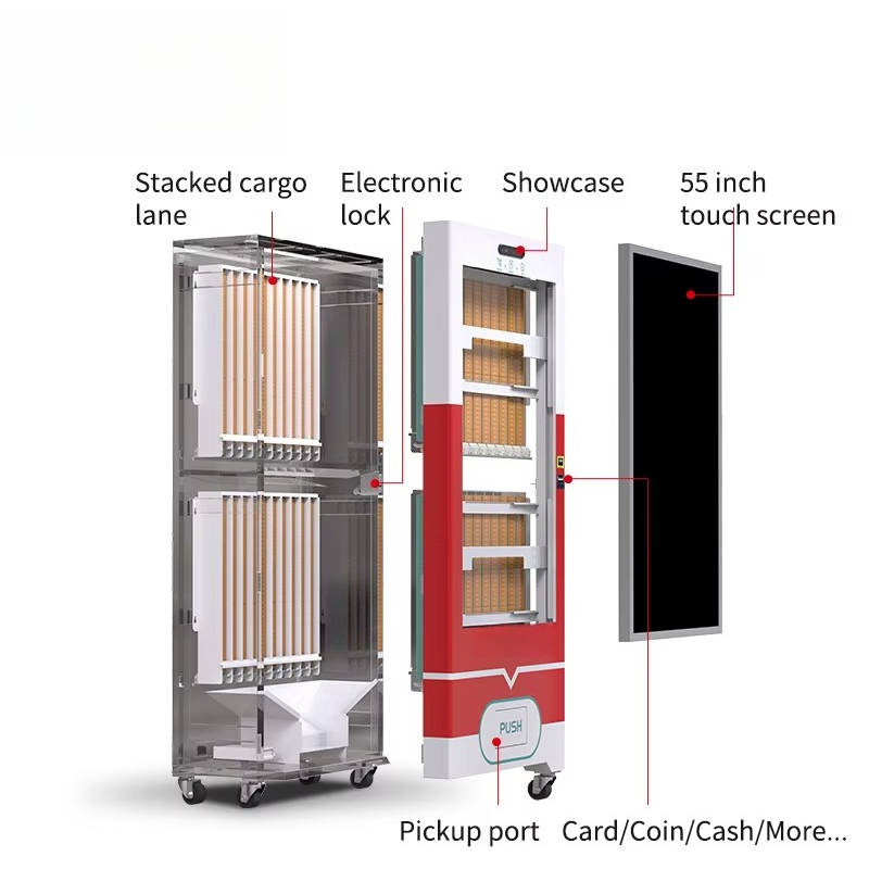 ماكينة بيع سجائر أوتوماتيكية ق - مراجعة Vending Machine Qr Code وسعره